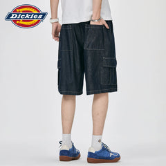 Diesel Dickies work clothes denim shorts men's summer ice silk American retro five quarter pants M