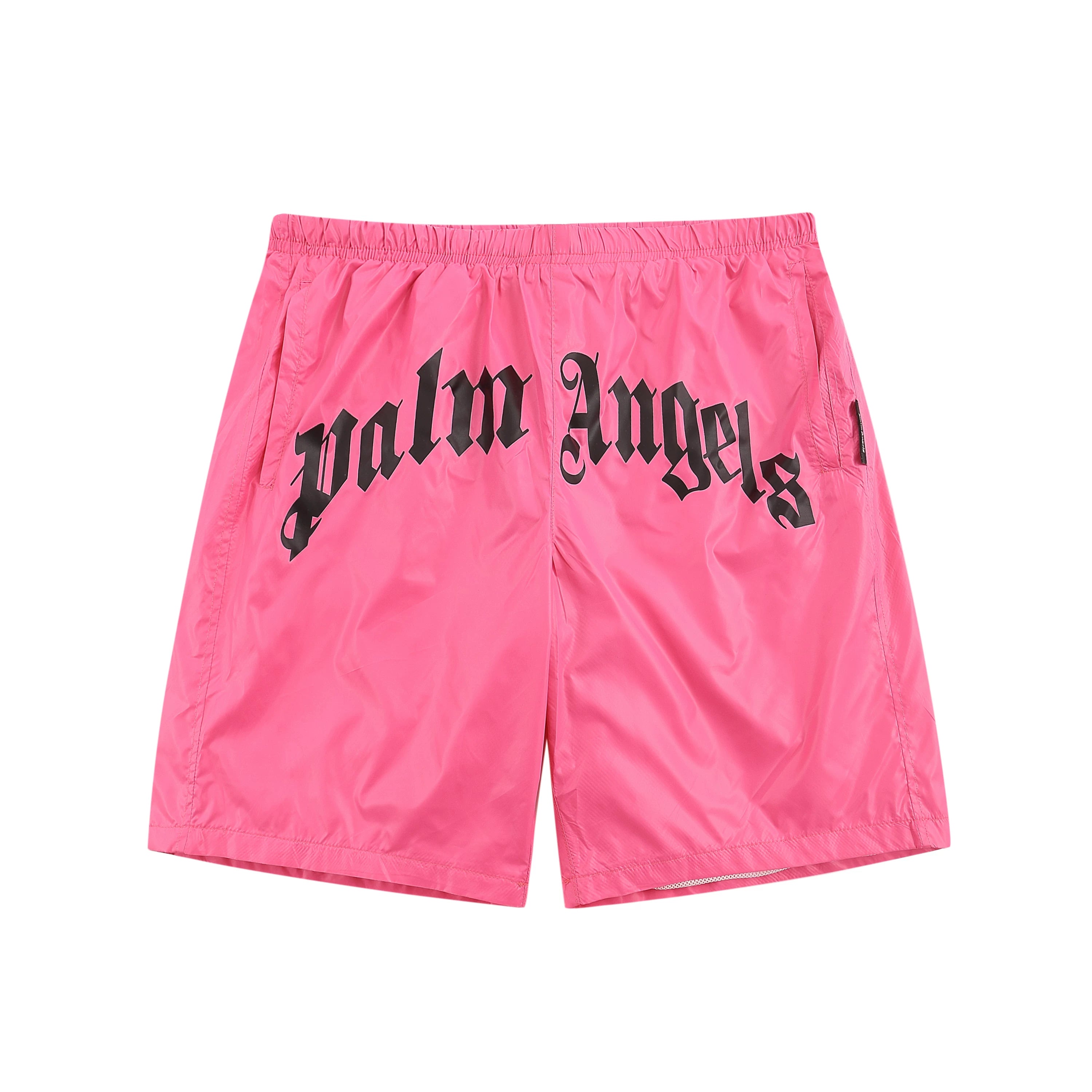 Palm Angel quick drying fabric Angels letter print men's and women's summer thin shorts casual five quarter pants (3)