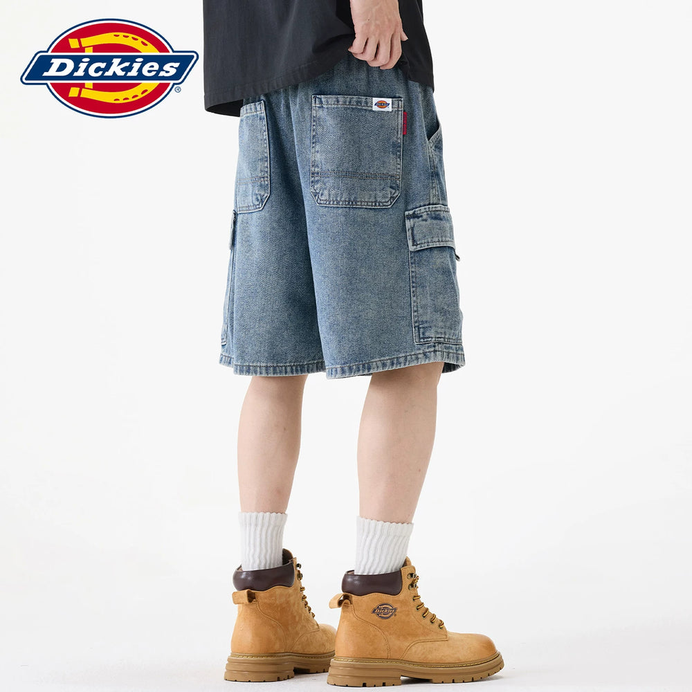 Dickies Emperor Cool Suitable American Retro Quarter Pants Men's Summer Big Pocket Thin Work Clothes Cowboy Shorts Y