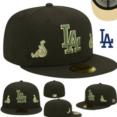 Big Four American League sports teams cross-border embroidered baseball cap size cap flat brimmed cap Dodger Yankees baseball cap (31)