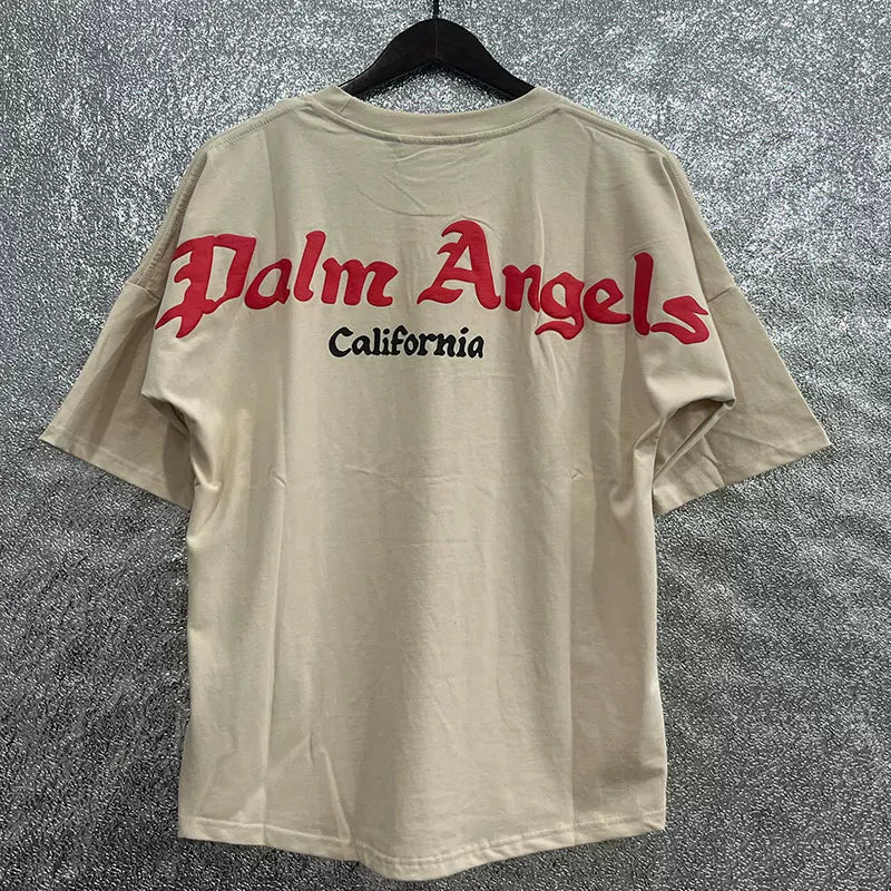 Palm Angel Headless Bear Fish Men's Round Neck T-shirt Angels Summer Loose PA Top Hoodie Short Sleeve (18)