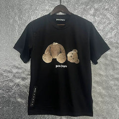 Palm Angel Headless Bear Fish Men's Round Neck T-shirt Angels Summer Loose PA Top Hoodie Short Sleeve (3)