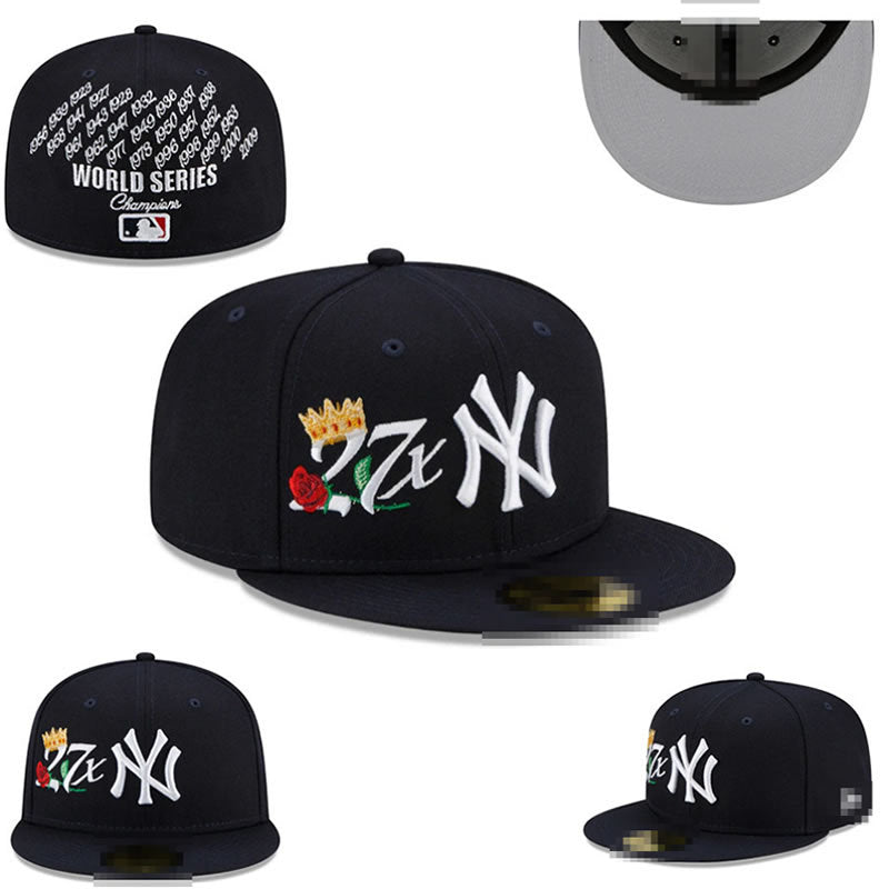 Big Four American League sports teams cross-border embroidered baseball cap size cap flat brimmed cap Dodger Yankees baseball cap (10)
