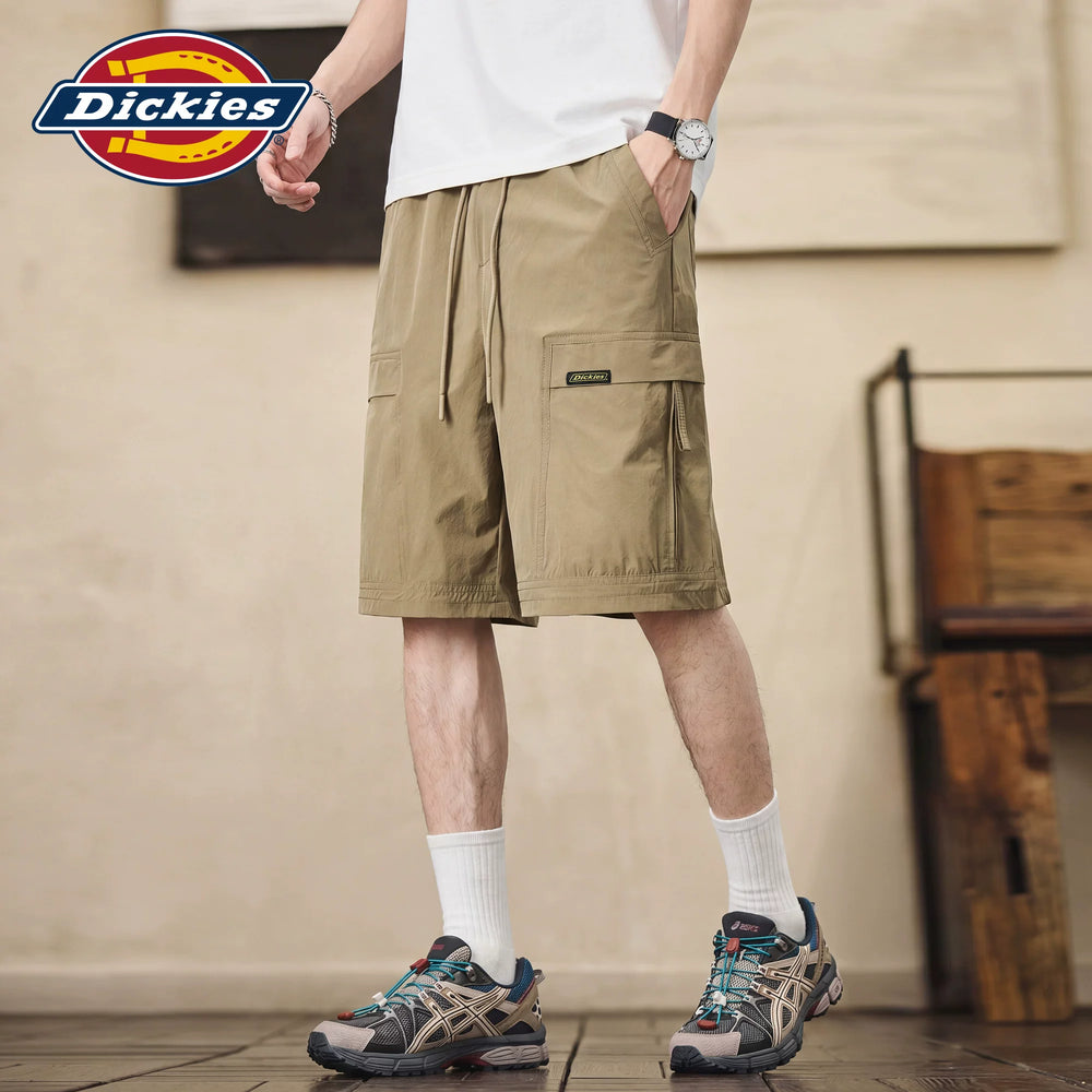 Dickies Emperor Cool Suitable Summer Casual Shorts Men's American Loose Solid Color Straight Black Work Clothes Pentagram Pants M