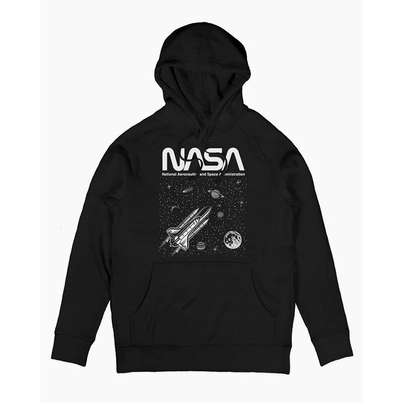 Autumn and Winter NASA PLANETS NASA Planet Europe and America Vintage High Street Loose Hoodie Hoodie