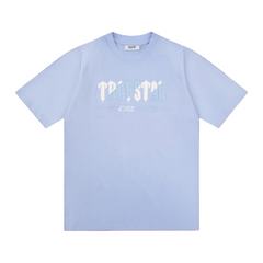 Trapstar Monochromatic Gradient Gothic Tee - Light Blue