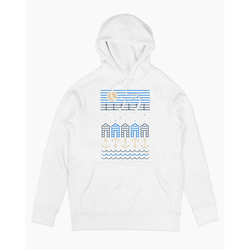 THE MOONLIGHT SONATA Moonlight Sonata European and American style vintage hoodie