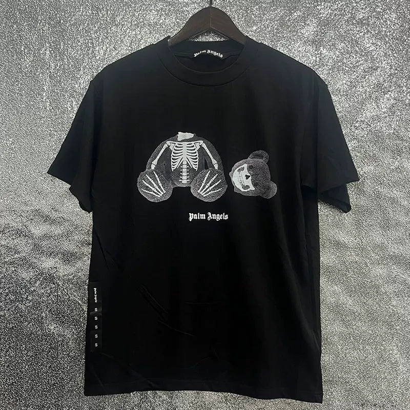 Palm Angel Headless Bear Fish Men's Round Neck T-shirt Angels Summer Loose PA Top Hoodie Short Sleeve (7)