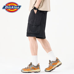 Dickies帝酷适新款直筒五分裤男士夏季宽松薄款抽绳工装休闲短裤Y