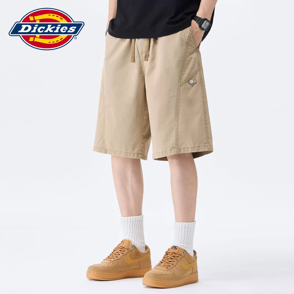 Dickies Cool Summer Thin Khaki Casual Shorts for Men, American Straight Leg Wide Leg Five Cent Shorts Y