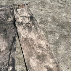 AC style flat replacement 1981F inkjet graffiti vintage loose wide leg casual jeans 3D printing series is the god