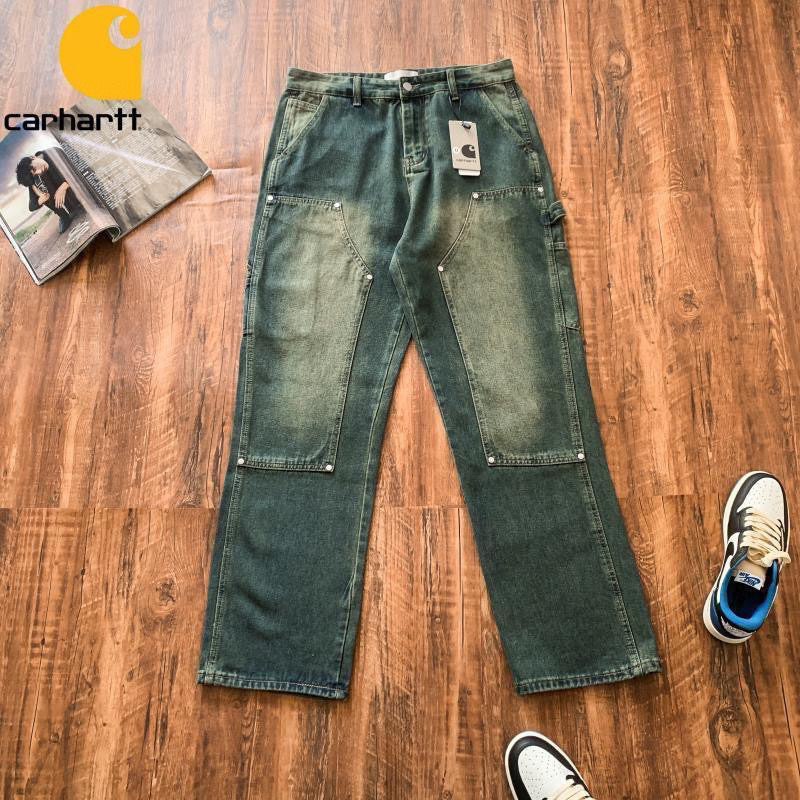 Cross border European and American Carhartt */Carhartt Season new Japanese mainline outdoor workwear series washed denim jeans