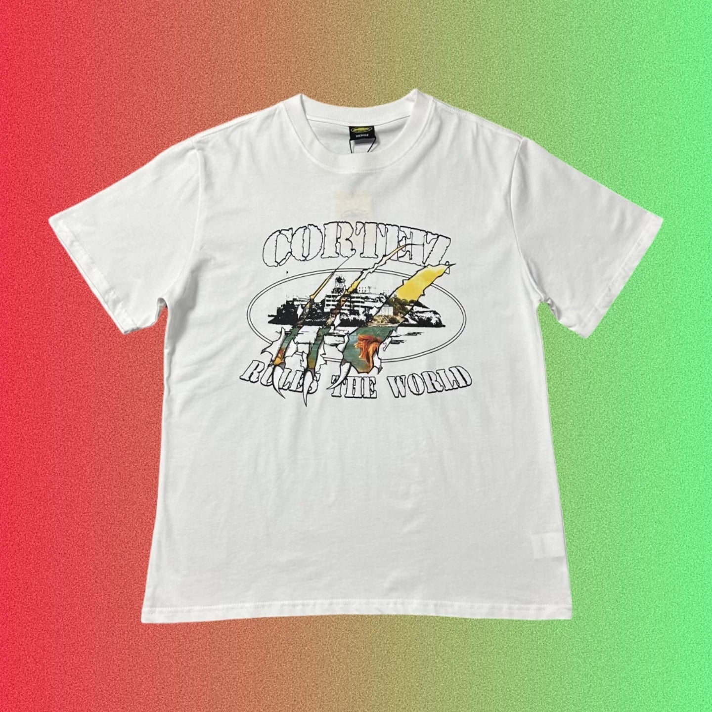 Corteiz Rules The World Claw Graphic Black T-Shirt
