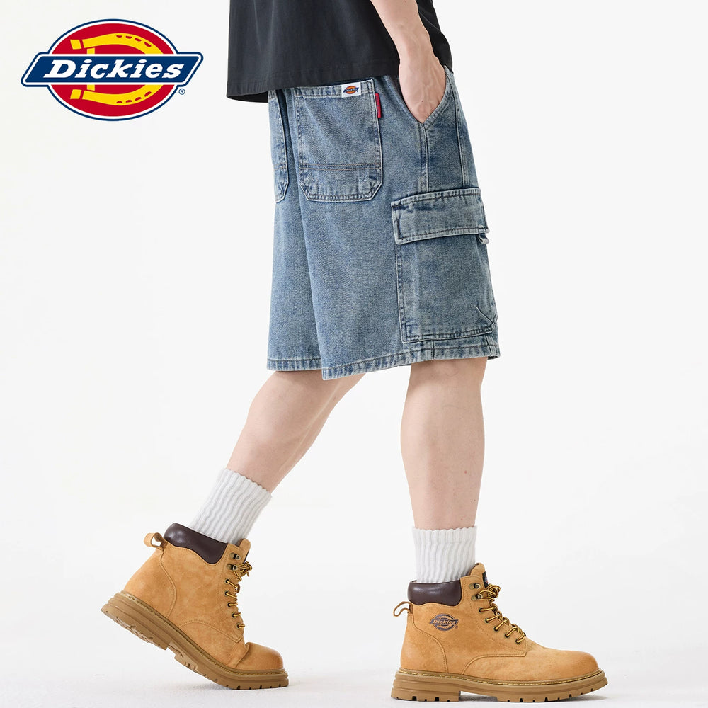 Dickies Emperor Cool Suitable American Retro Quarter Pants Men's Summer Big Pocket Thin Work Clothes Cowboy Shorts Y