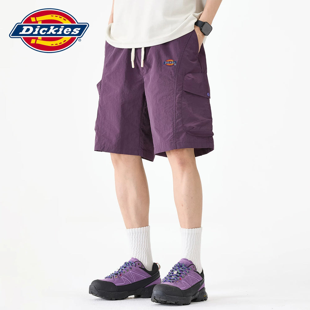 Dickies帝酷适新款直筒五分裤男士夏季宽松薄款抽绳工装休闲短裤Y