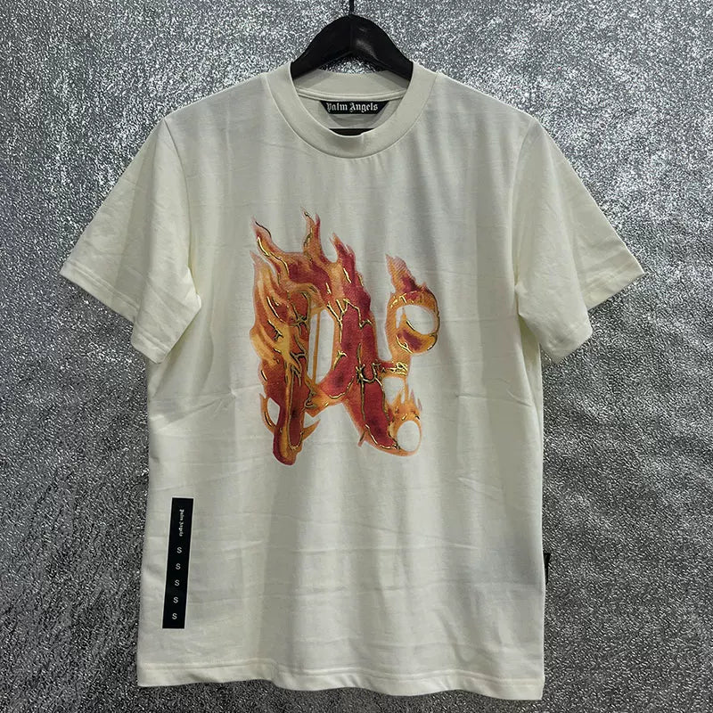 Palm Angel Headless Bear Fish Men's Round Neck T-shirt Angels Summer Loose PA Top Hoodie Short Sleeve (17)