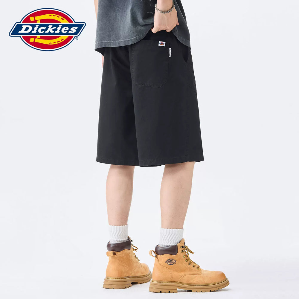 Dickies Cool Summer Thin Khaki Casual Shorts for Men, American Straight Leg Wide Leg Five Cent Shorts Y