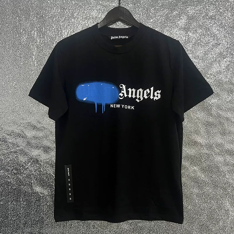 Palm Angel Headless Bear Fish Men's Round Neck T-shirt Angels Summer Loose PA Top Hoodie Short Sleeve (5)