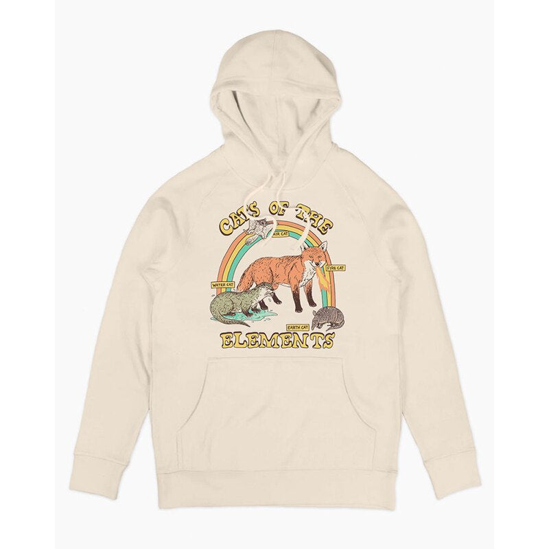 New UNICORNS unicorn niche classic simple European and American style vintage hoodie