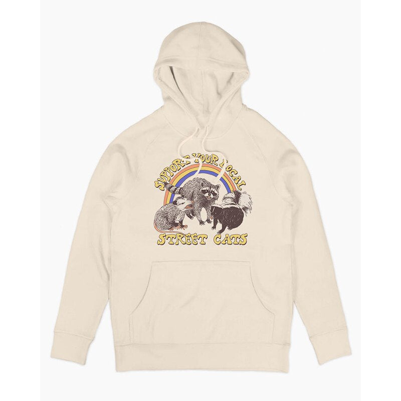 New UNICORNS unicorn niche classic simple European and American style vintage hoodie