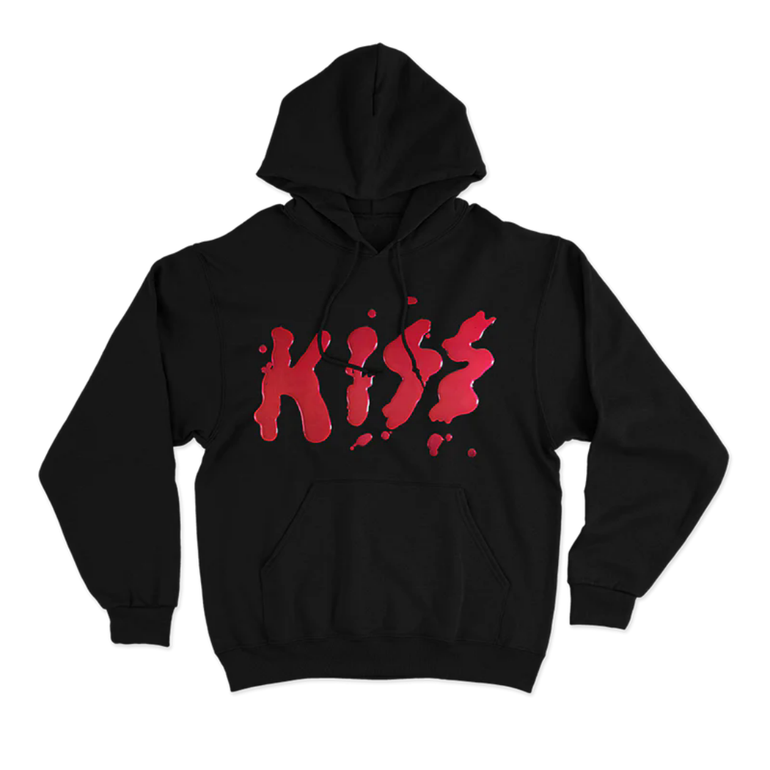 Autumn and Winter Kiss American Retro Rock Heavy Band Dark Men's Cotton Loose Hoodie Hoodie Hoodie Men's Sweatshirt