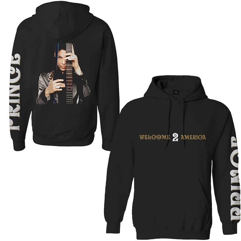 Prince Rogers Nelson American Classic Trade Men's Hooded Hoodie Jacket
