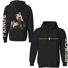 Prince Rogers Nelson American Classic Trade Men's Hooded Hoodie Jacket