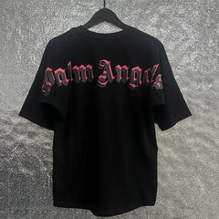 Palm Angel Headless Bear Fish Men's Round Neck T-shirt Angels Summer Loose PA Top Hoodie Short Sleeve (6)