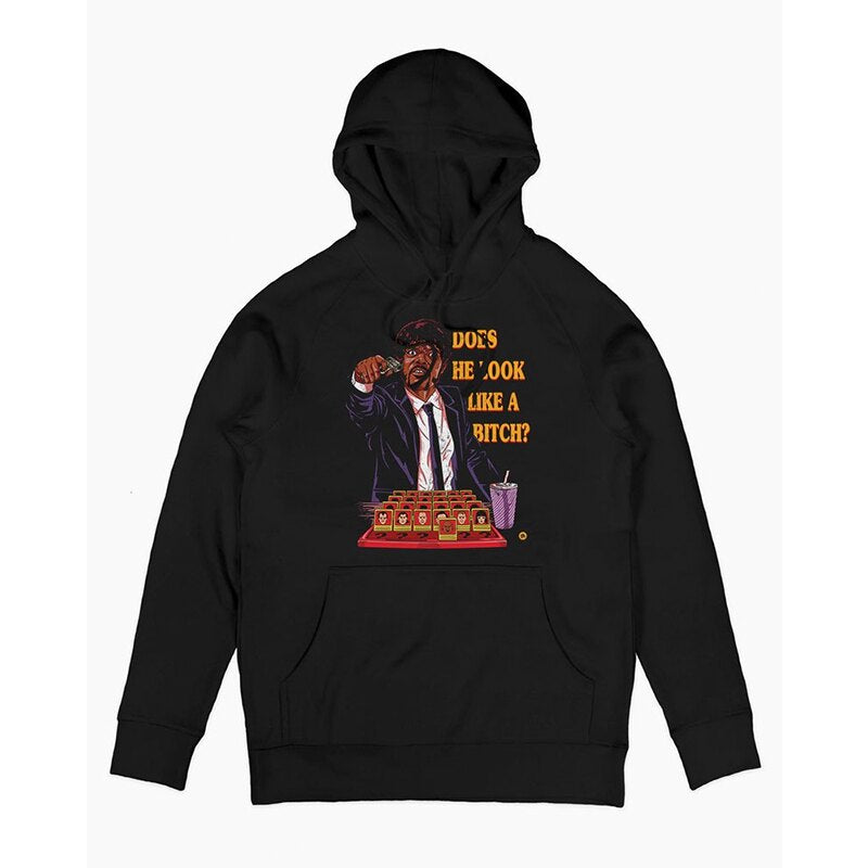 20023 New Vulgar Novel Movie Co branded Trendy Brand Autumn and Winter Thick Cotton Men's Vintage Hoodie