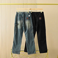 Cross border European and American Carhartt */Carhartt Season new Japanese mainline outdoor workwear series washed denim jeans