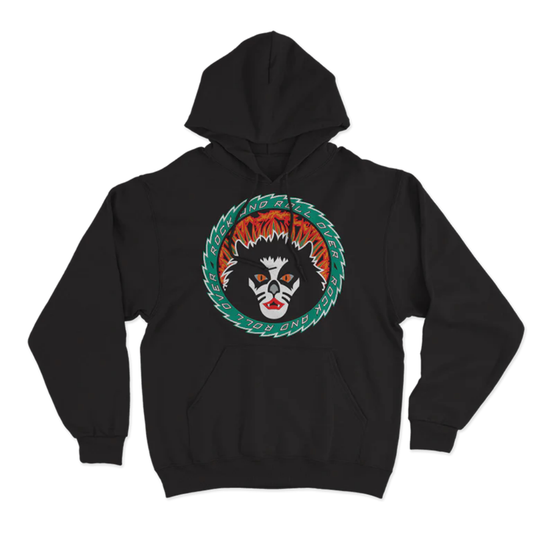 Autumn and Winter Kiss American Retro Rock Heavy Band Dark Men's Cotton Loose Hoodie Hoodie Hoodie Men's Sweatshirt