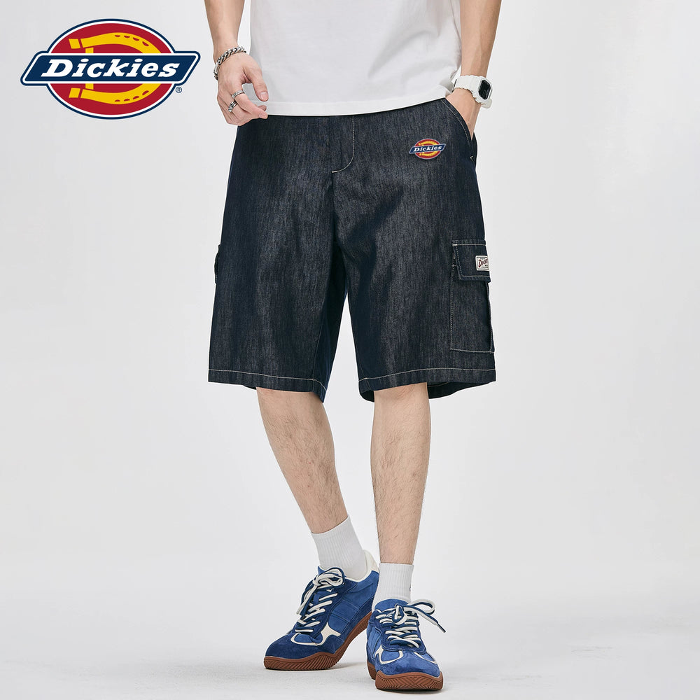 Diesel Dickies work clothes denim shorts men's summer ice silk American retro five quarter pants M