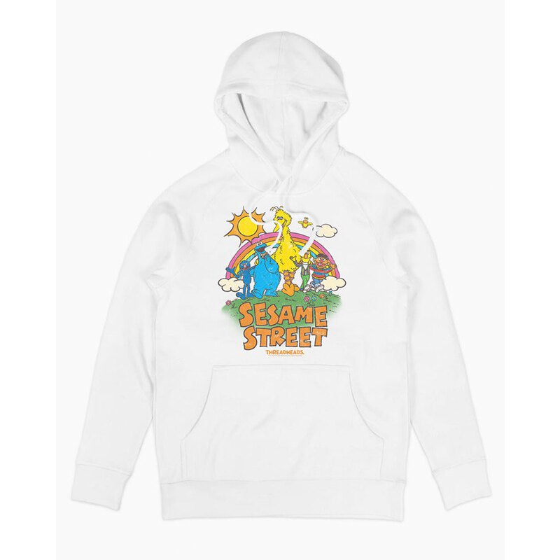 SESAME STREET FRIENDS芝麻街朋友 经典古着高街vintage连帽卫衣