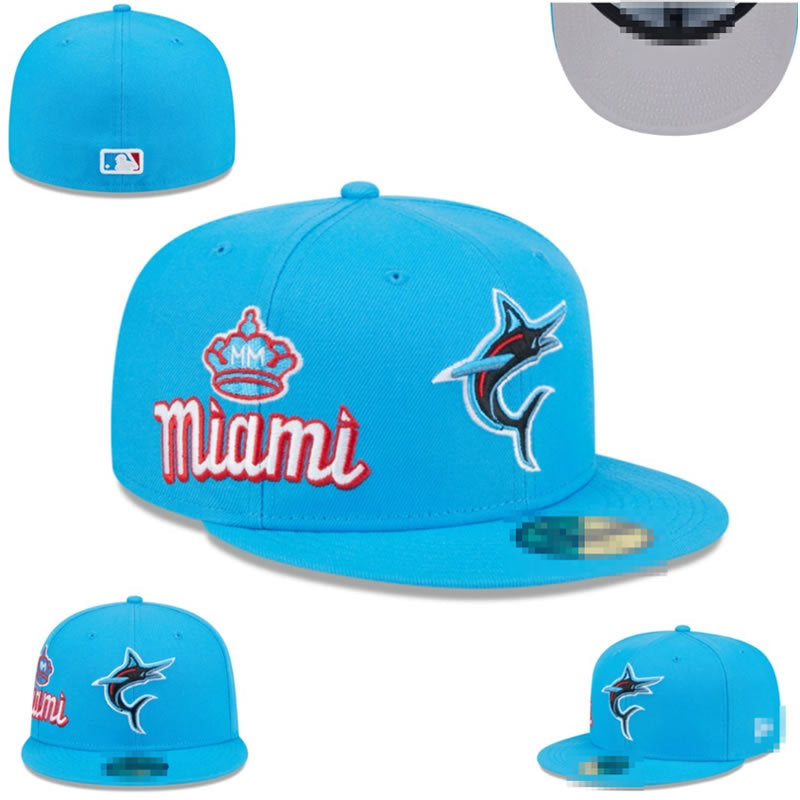 Big Four American League sports teams cross-border embroidered baseball cap size cap flat brimmed cap Dodger Yankees baseball cap (4)