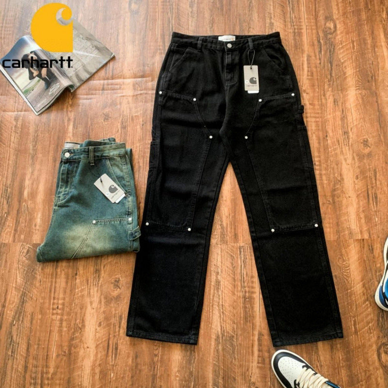 Carhart */Carhart FW23 Autumn New Collection Japanese Mainline Outdoor Workwear Series Washed Jeans