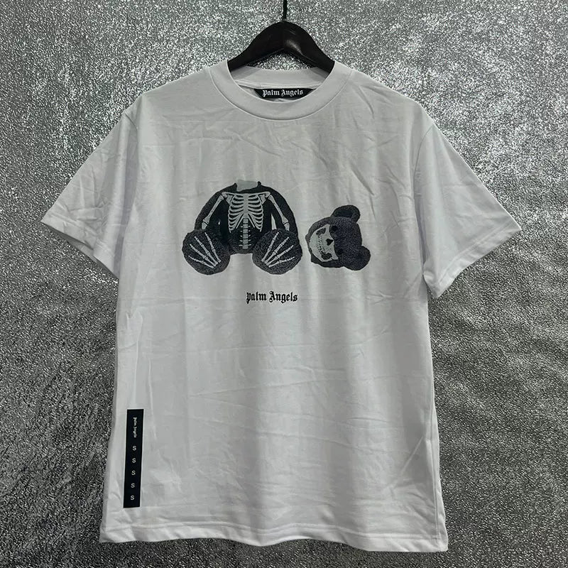 Palm Angel Headless Bear Fish Men's Round Neck T-shirt Angels Summer Loose PA Top Hoodie Short Sleeve (17)