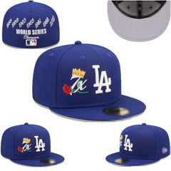 Big Four American League sports teams cross-border embroidered baseball cap size cap flat brimmed cap Dodger Yankees baseball cap (5)