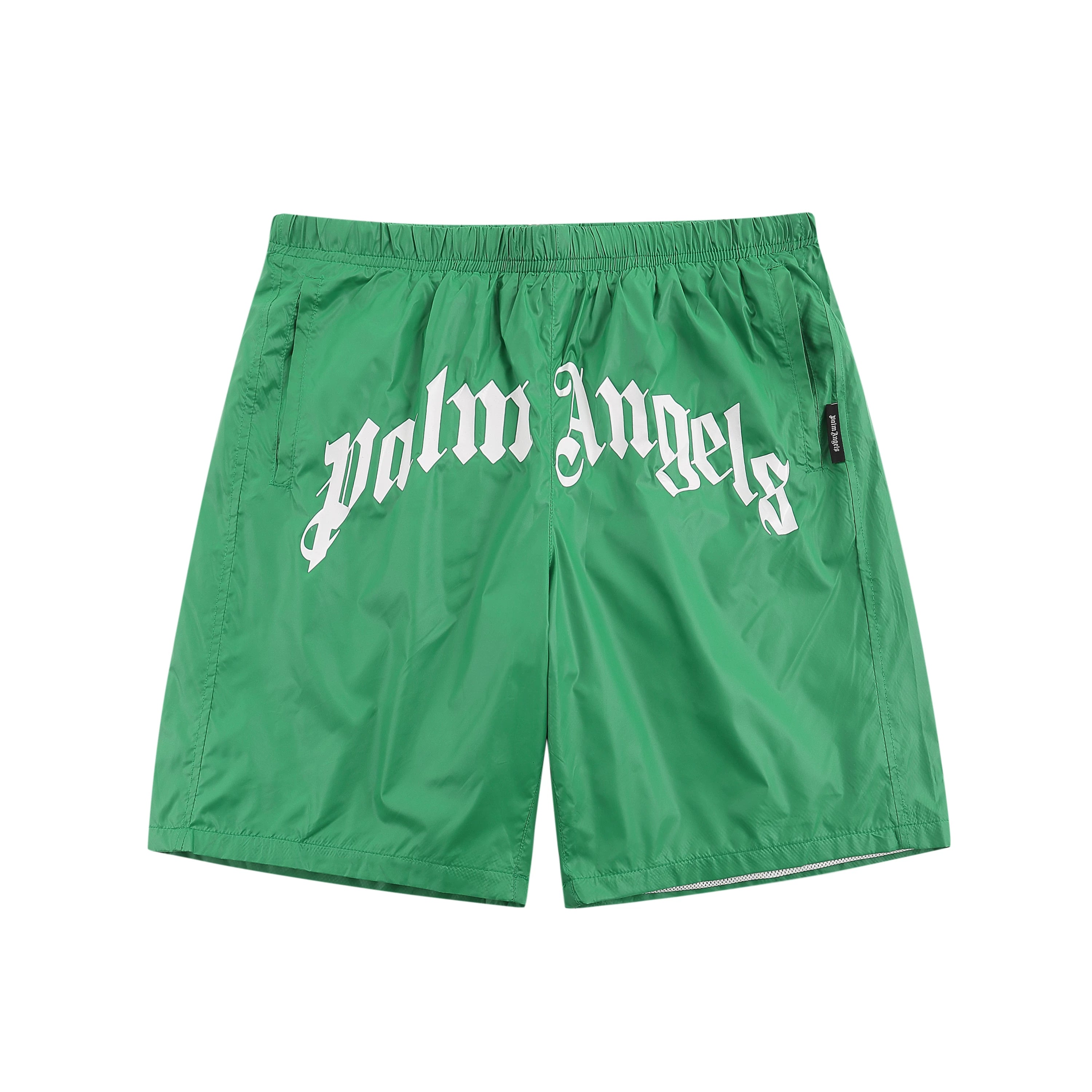 Palm Angel quick drying fabric Angels letter print men's and women's summer thin shorts casual five quarter pants (4)