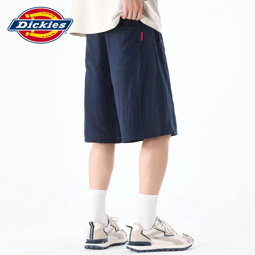 Diesel Dickies men's casual shorts summer thin linen straight leg five quarter pants Y