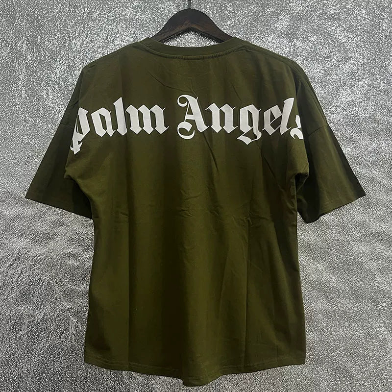 Palm Angel Headless Bear Fish Men's Round Neck T-shirt Angels Summer Loose PA Top Hoodie Short Sleeve (23)
