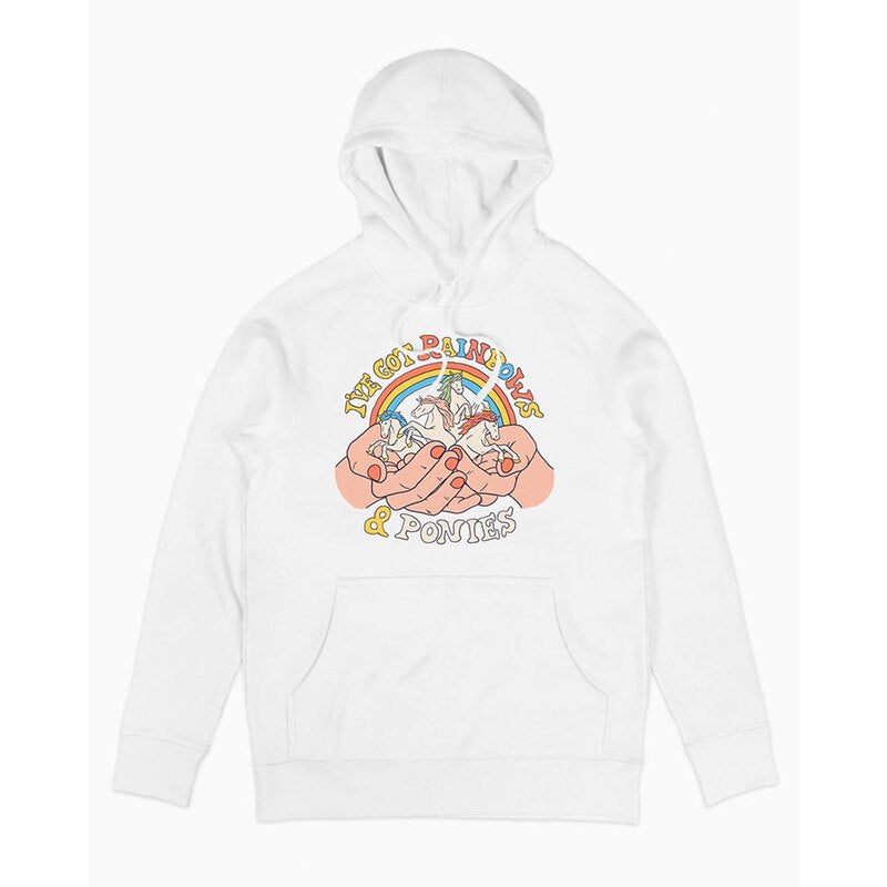 New UNICORNS unicorn niche classic simple European and American style vintage hoodie