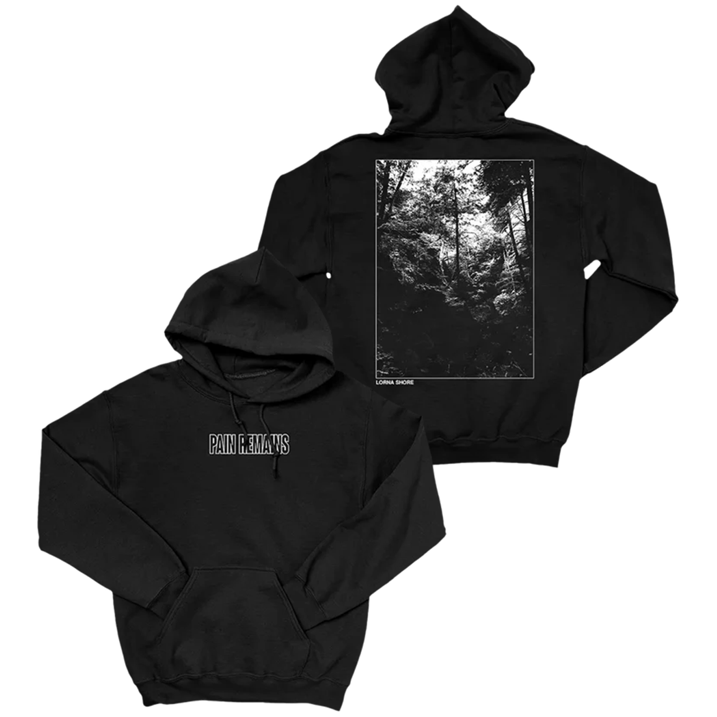 Lorna Shore Black Metal Rock Skeleton American Style Hoodie Sweatshirt Autumn
