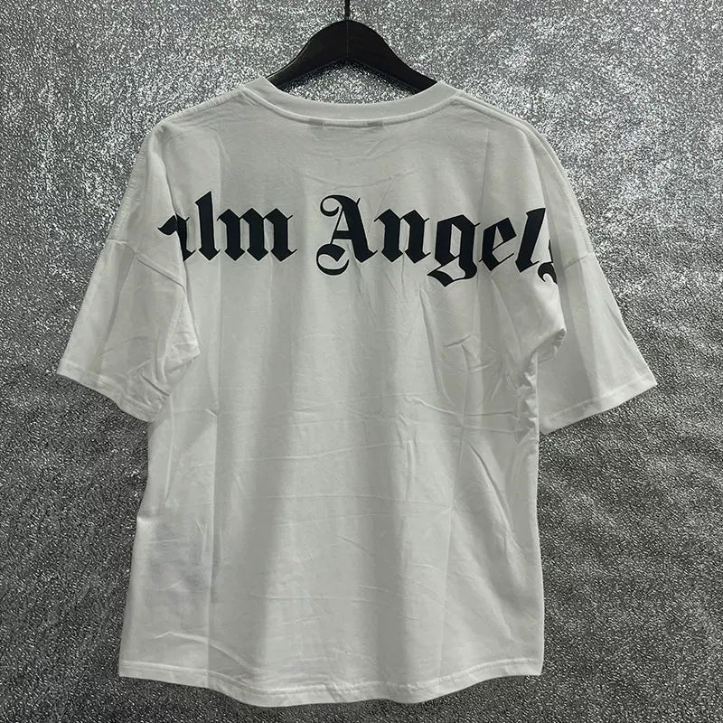 Palm Angel Headless Bear Fish Men's Round Neck T-shirt Angels Summer Loose PA Top Hoodie Short Sleeve (11)
