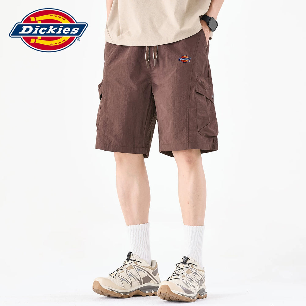 Dickies帝酷适新款直筒五分裤男士夏季宽松薄款抽绳工装休闲短裤Y