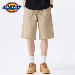 Dickies Cool Summer Thin Khaki Casual Shorts for Men, American Straight Leg Wide Leg Five Cent Shorts Y