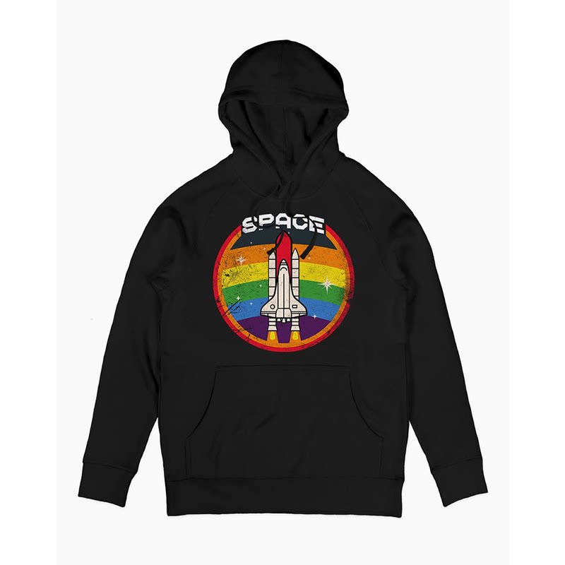 Autumn and Winter NASA PLANETS NASA Planet Europe and America Vintage High Street Loose Hoodie Hoodie