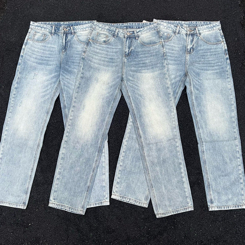 Carhart */Carhart Japanese mainline outdoor workwear series washed denim pants for couples