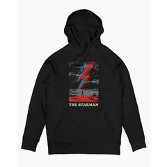 Rock singer David Bowie Face retro oversized high street hooded sweatshirt