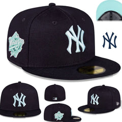 Big Four American League sports teams cross-border embroidered baseball cap size cap flat brimmed cap Dodger Yankees baseball cap (25)