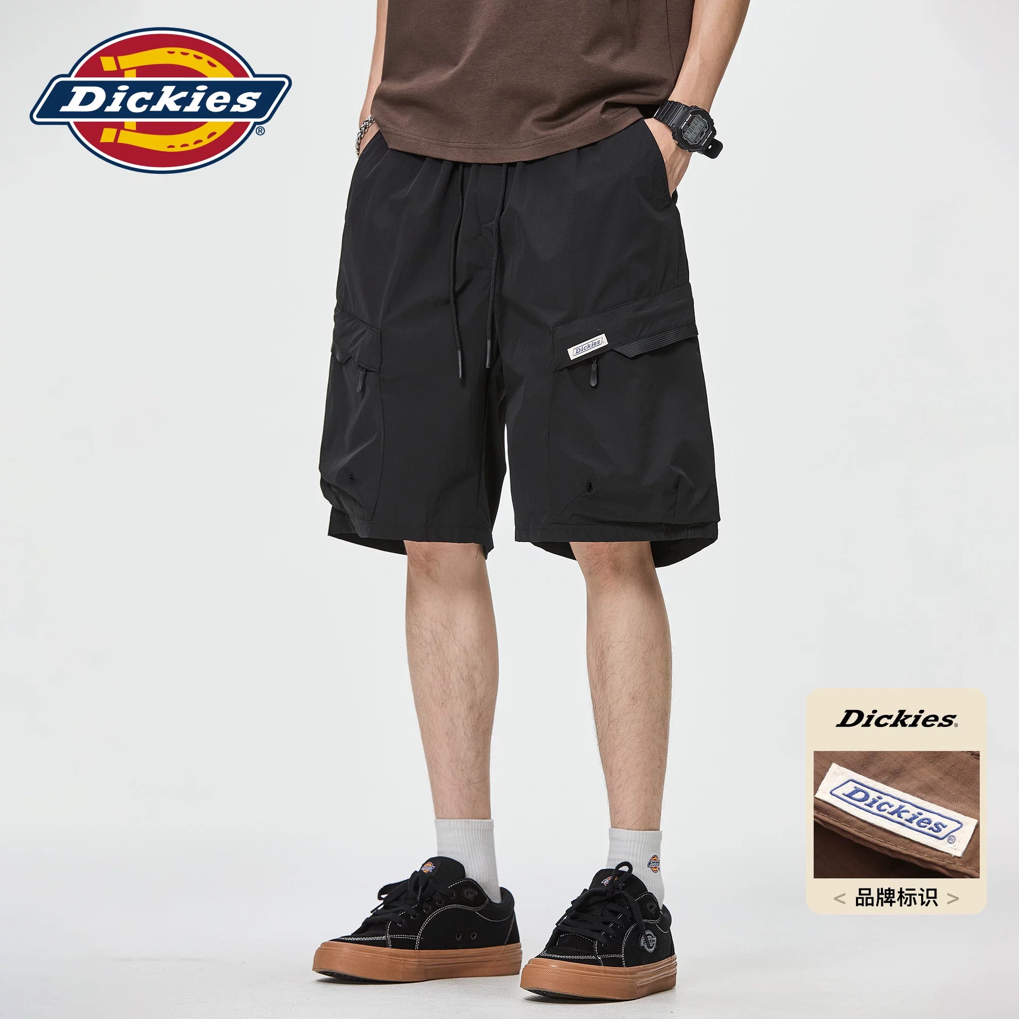 Dickies Cool American workwear shorts for men in summer, thin, loose, straight leg, plus size 5, casual pants M